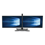 Tripp Lite Dual Desktop Monitor Stand, For 13" to 27" Monitors, 31.69" x 10" x 18.11", Black, Supports 26 lb (TRPDDR1327SDD) Each