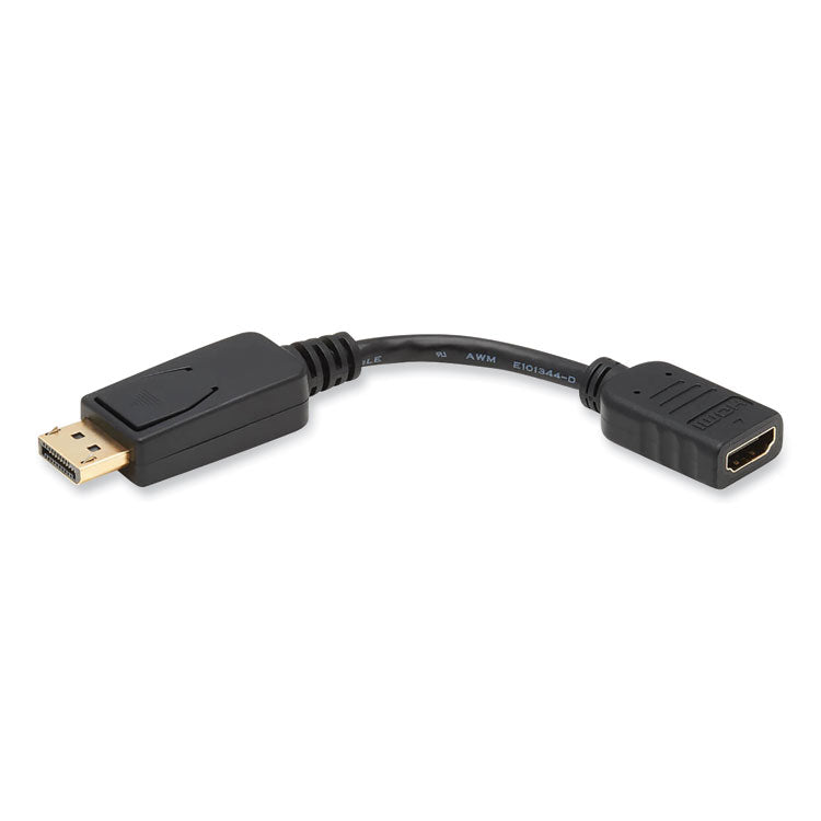 Tripp Lite DisplayPort to HDMI Adapter Cable, 6", Black (TRPP136000) Each