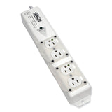 Tripp Lite Medical-Grade Power Strip for Patient-Care Vicinity, 4 Outlets, 6 ft Cord, White (TRPPS406HGULTRA) Each