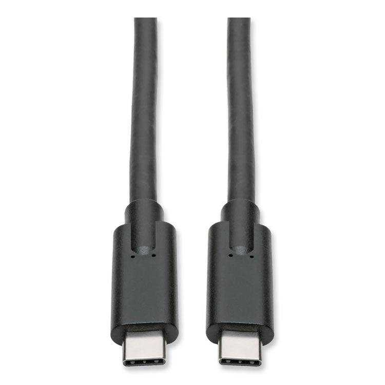 Tripp Lite USB 3.1 Gen 1 (5 Gbps) Cable, USB Type-C (USB-C) to USB Type-C (M/M), 5 A, 6 ft, Black (TRPU4200065A) Each
