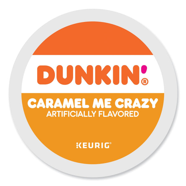 Dunkin Donuts® K-Cup Pods, Caramel Me Crazy, 22/Box (GMT1277) Box of 22