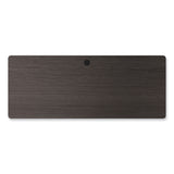 Alera® Modern Teacher Series Pedestal Desk, Left-Side Pedestal: Box/Box/File, 60" x 24" x 28.75", Charcoal Woodgrain/Gray (ALEMSD6024CH) Each