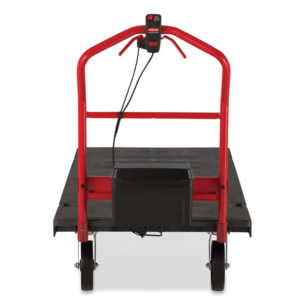 Rubbermaid® Commercial Motorized Kit for 30" x 60" Platform Trucks, Large, DC Motor, 60 V Lithium-Ion Battery, 0.5 mph to 3 mph, Black/Red (RCP2173661)