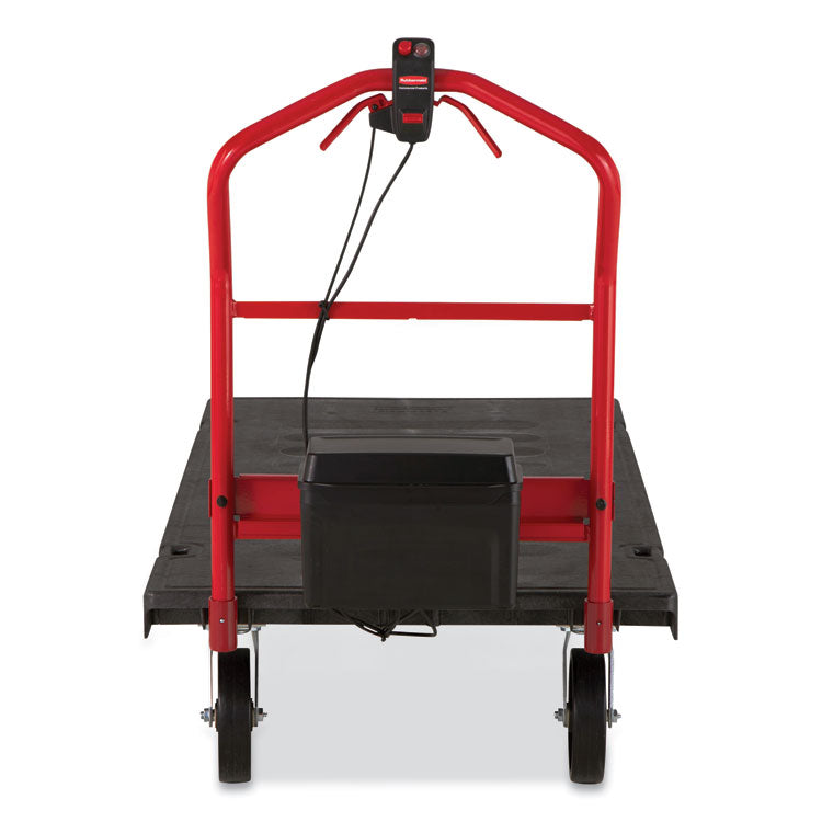 Rubbermaid® Commercial Motorized Kit for 30" x 60" Platform Trucks, Large, DC Motor, 60 V Lithium-Ion Battery, 0.5 mph to 3 mph, Black/Red (RCP2173661) Each