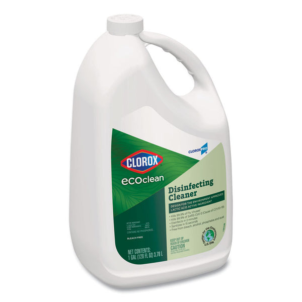 Clorox® Clorox Pro EcoClean Disinfecting Cleaner, Unscented, 128 oz Refill Bottle, 4/Carton (CLO60094CT)