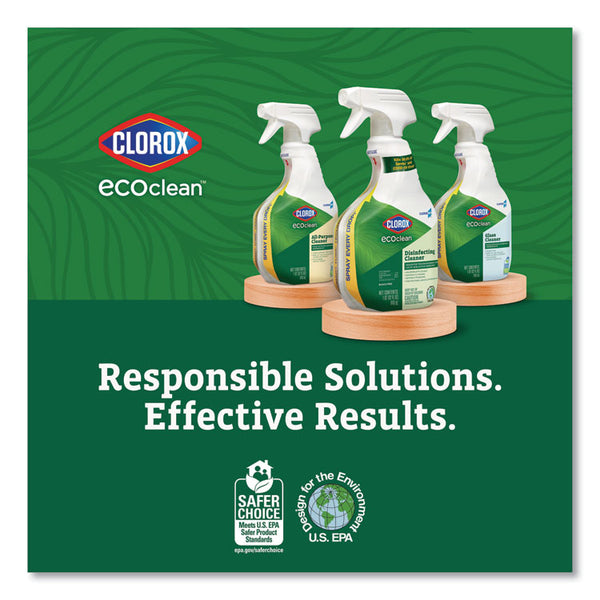 Clorox® Clorox Pro EcoClean Glass Cleaner, Unscented, 32 oz Spray Bottle, 9/Carton (CLO60277CT)