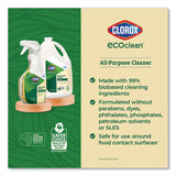 Clorox® Clorox Pro EcoClean All-Purpose Cleaner, Unscented, 32 oz Spray Bottle, 9/Carton (CLO60276CT) Case of 9