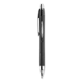 Jetstream Retractable Hybrid Gel Pen, Bold 1 mm, Black Ink, Black/Silver Barrel, Dozen (UBC73832) 1 Dozen