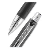 Jetstream Retractable Hybrid Gel Pen, Bold 1 mm, Black Ink, Black/Silver Barrel, Dozen (UBC73832) 1 Dozen