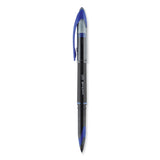 uniball® AIR Porous Roller Ball Pen, Stick, Medium 0.7 mm, Blue Ink, Black/Blue Barrel, Dozen (UBC1927701) 1 Dozen