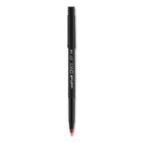 uniball® ONYX Roller Ball Pen, Stick, Extra-Fine 0.5 mm, Red Ink, Black/Red Barrel, Dozen (UBC60042) 1 Dozen
