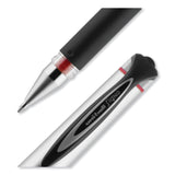 207 Impact Gel Pen, Stick, Bold 1 mm, Red Ink, Silver/Black/Red Barrel, Dozen (UBC65802) 1 Dozen