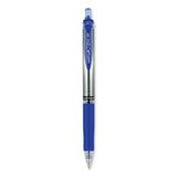uniball® Signo Gel Pen, Retractable, Medium 0.7 mm, Blue Ink, Silver/Blue Barrel, Dozen (UBC65941) 1 Dozen