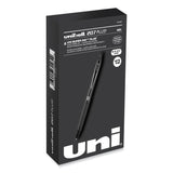 uniball® 207 Plus+ Gel Pen, Retractable, Medium 0.7 mm, Black Ink, Black Barrel, Dozen (UBC70462) 1 Dozen