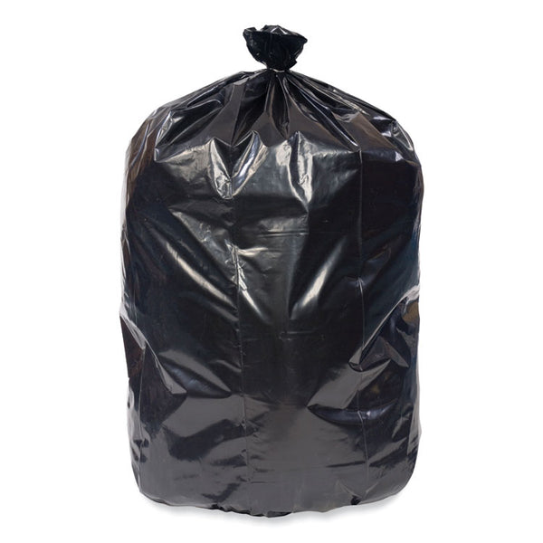 Pitt Plastics Eco Strong Plus Can Liners, 33 gal, 1 mil, 33 x 39, Black, 150/Carton (PITPCRL3339XHK) Case of 150