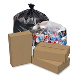 Pitt Plastics Eco Strong Plus Can Liners, 60 gal, 1.35 mil, 38 x 58, Black, 100/Carton (PITPCRL3858SHK) Case of 100