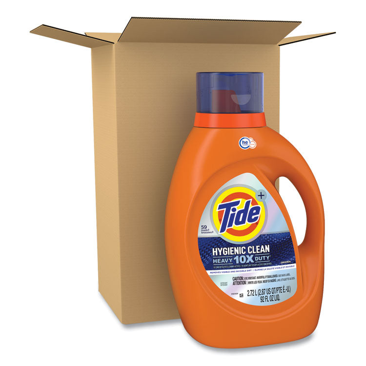 Tide® Hygienic Clean Heavy 10x Duty Liquid Laundry Detergent, Original, 92 oz Bottle (PGC00166) Each