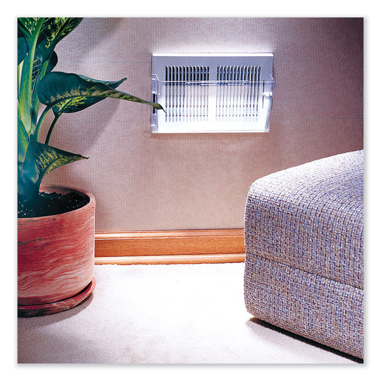 deflecto® Adjustable Sidewall Register Air Deflector, 10 x 3 x 5.5, Clear (DEF51) Each