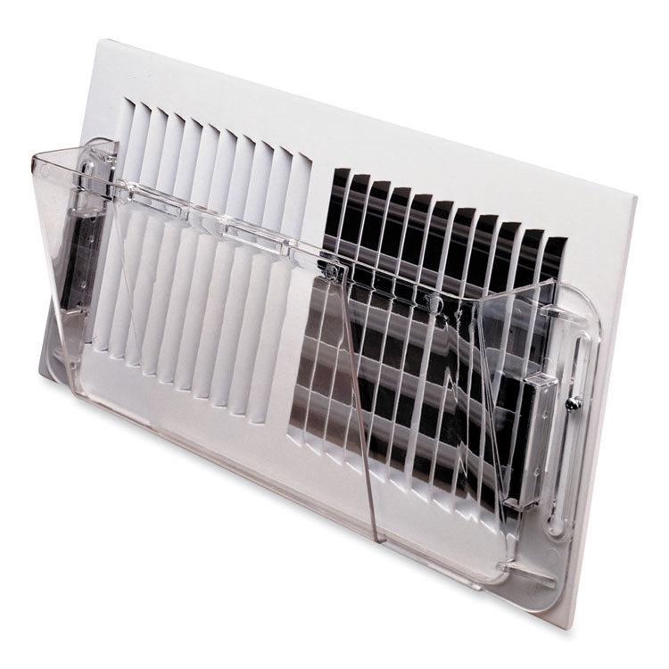 deflecto® Adjustable Sidewall Register Air Deflector, 10 x 3 x 5.5, Clear (DEF51) Each