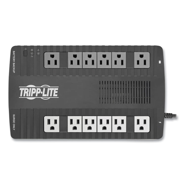 Tripp Lite AVR Series Ultra-Compact Line-Interactive UPS, 12 Outlets, 900 VA, 420 J (TRPAVR900U) Each
