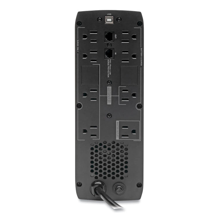 Tripp Lite ECO Series Desktop UPS Systems with USB Monitoring, 8 Outlets, 1,000 VA, 316 J (TRPECO1000LCD)