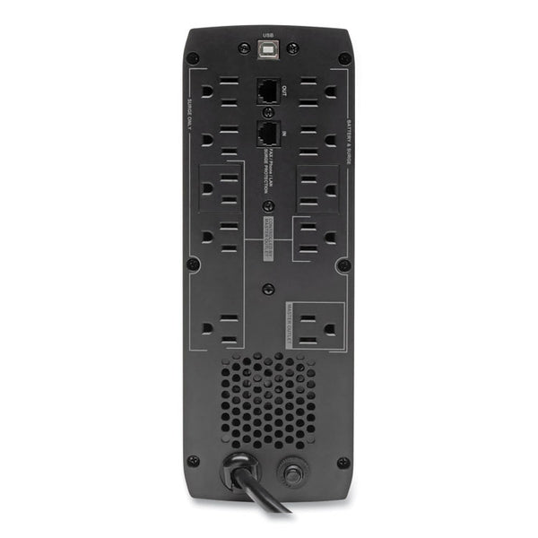 Tripp Lite ECO Series Desktop UPS Systems with USB Monitoring, 10 Outlets, 1,440 VA, 316 J (TRPECO1500LCD)