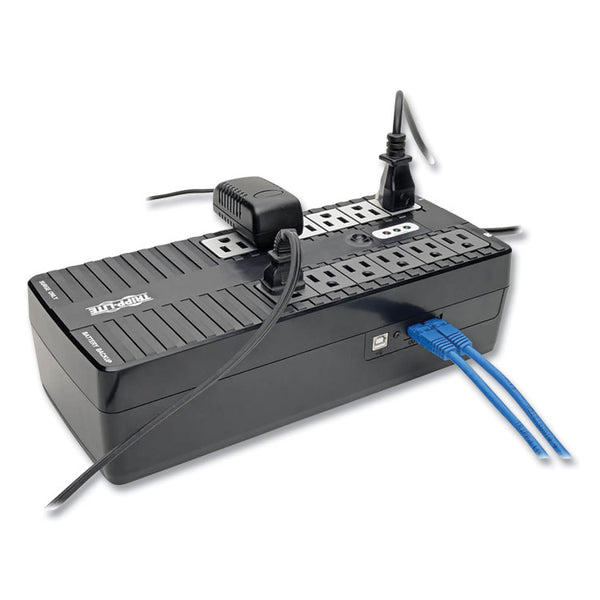Tripp Lite Internet Office Ultra-Compact Desktop Standby UPS, 12 Outlets, 900 VA, 420 J (TRPINTERNET900U) Each