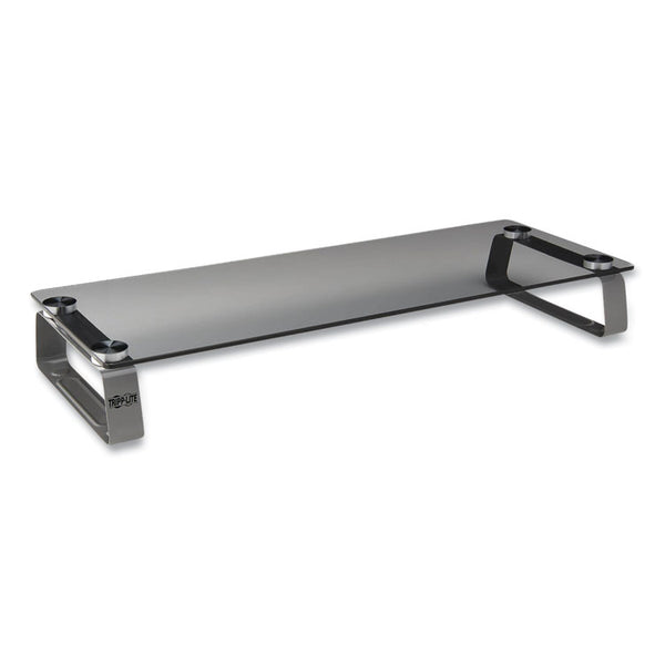 Tripp Lite Universal Glass-Top Monitor Riser, 22" x 8" x 3", Clear, Supports 3.9 lbs (TRPMR2208G) Each