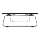 Tripp Lite Universal Glass-Top Monitor Riser, 22" x 8" x 3", Clear, Supports 3.9 lbs (TRPMR2208G) Each