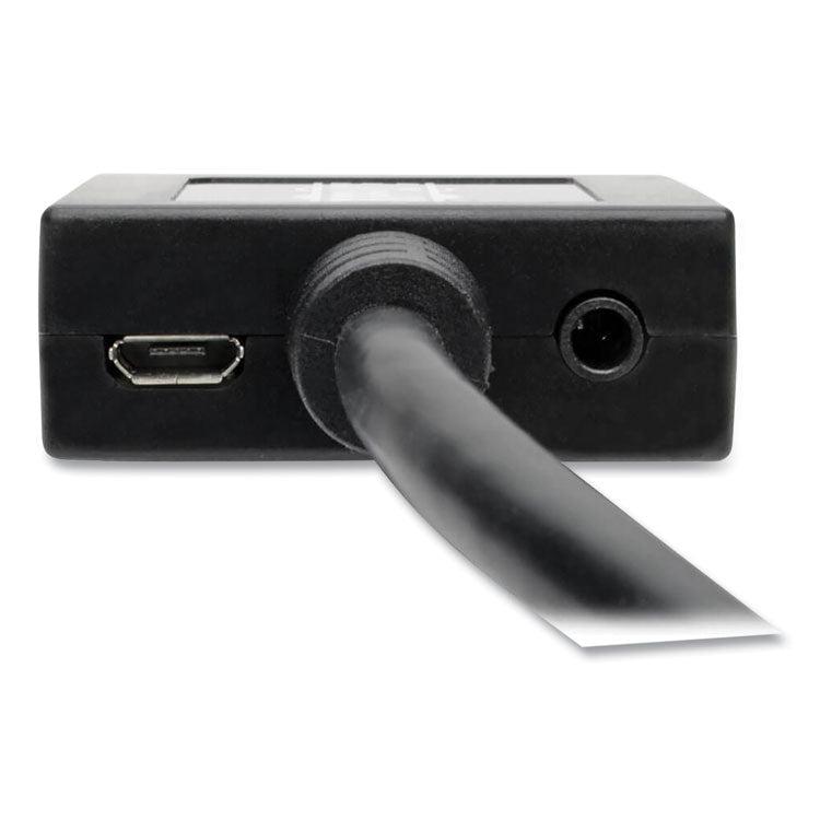 Tripp Lite HDMI to VGA with Audio Converter Cable, 6", Black (TRPP13106N) Each