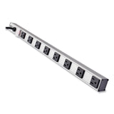 Tripp Lite Vertical Power Strip, 8 Outlets, 15 ft Cord, Silver (TRPPS2408) Each