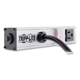 Tripp Lite Vertical Power Strip, 8 Outlets, 15 ft Cord, Silver (TRPPS2408) Each