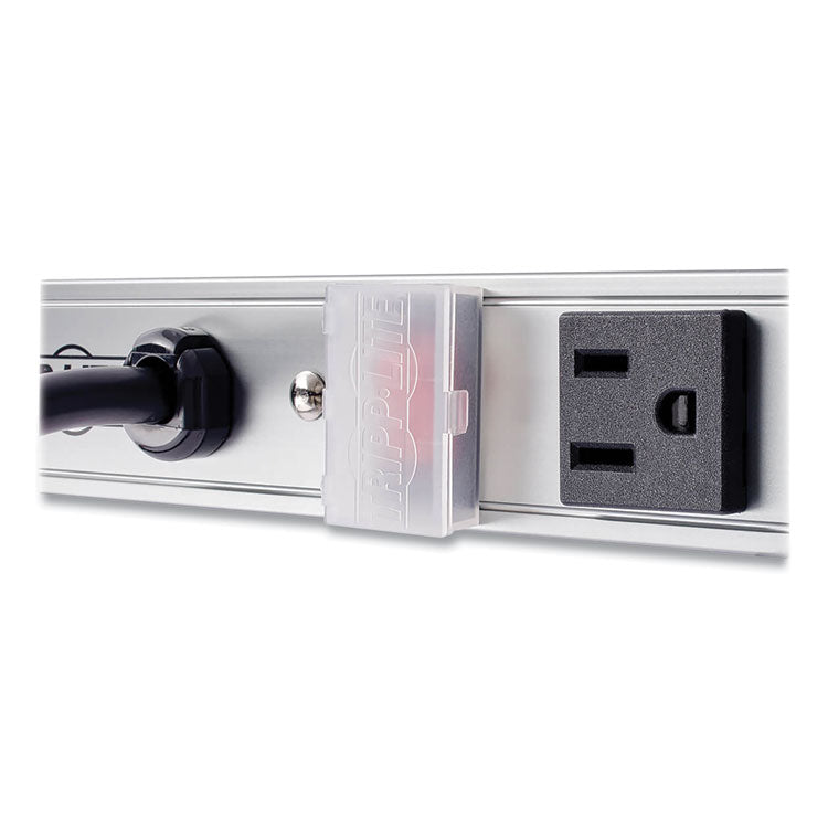 Tripp Lite Vertical Power Strip, 8 Outlets, 15 ft Cord, Silver (TRPPS2408) Each