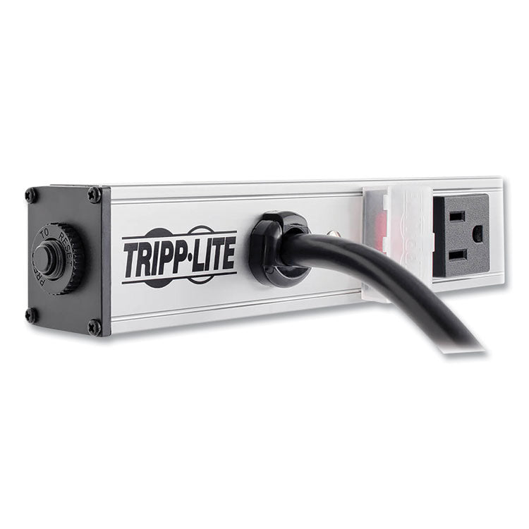 Tripp Lite Vertical Power Strip, 12 Outlets, 15 ft Cord, Silver (TRPPS3612)