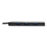 Tripp Lite Ultra-Slim Portable USB 3.0 SuperSpeed Hub, 4 Ports, Black (TRPU360004SLIM) Each