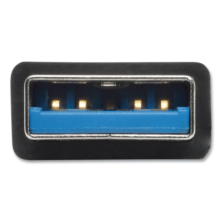 Tripp Lite Ultra-Slim Portable USB 3.0 SuperSpeed Hub, 4 Ports, Black (TRPU360004SLIM) Each