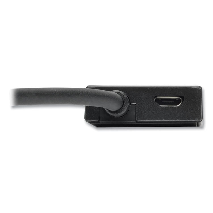 Tripp Lite Ultra-Slim Portable USB 3.0 SuperSpeed Hub, 4 Ports, Black (TRPU360004SLIM) Each