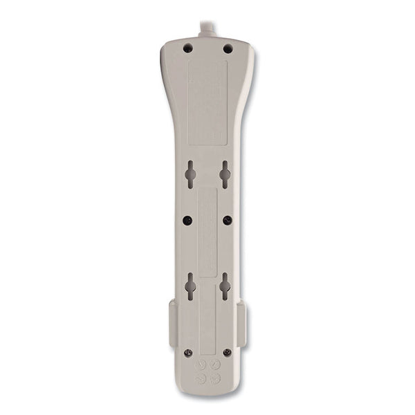 Tripp Lite Protect It! Surge Protector, 7 AC Outlets, 15 ft Cord, 2,520 J, Light Gray (TRPSUPER7TEL15)