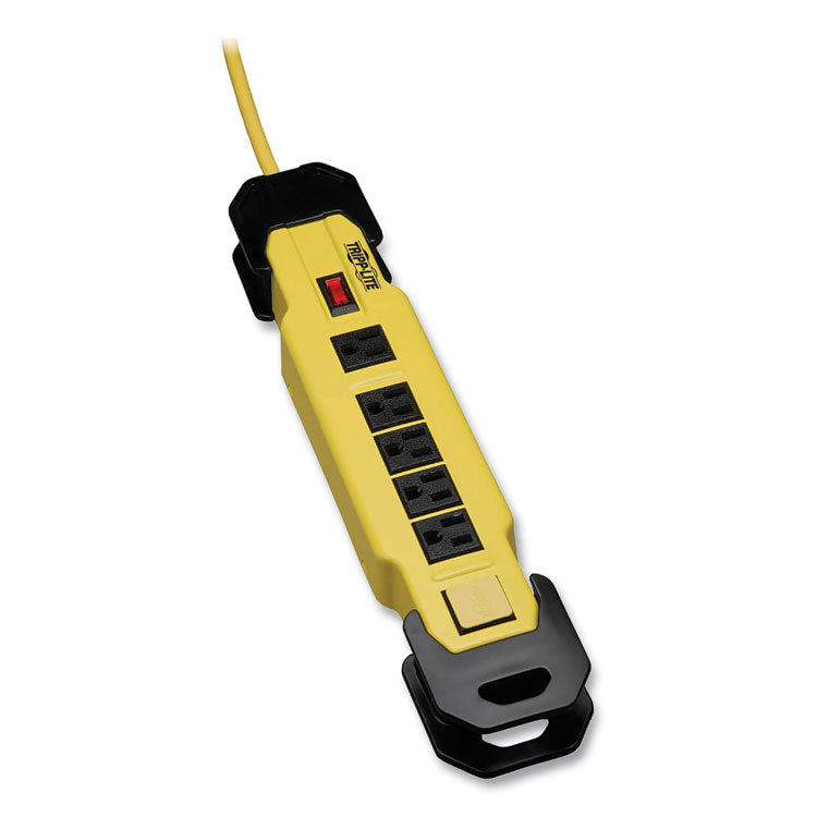 Tripp Lite Power It! Safety Power Strip with GFCI Plug, 6 Outlets, 9 ft Cord, Yellow/Black (TRPTLM609GF) Each