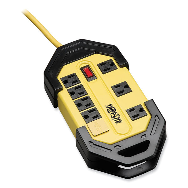 Tripp Lite Power It! Safety Power Strip with GFCI Plug, 8 Outlets, 12 ft Cord, Yellow/Black (TRPTLM812GF)
