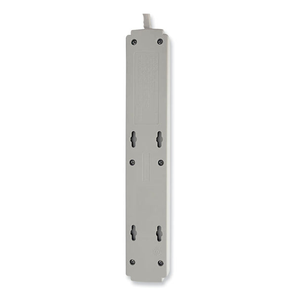 Tripp Lite Protect It! Surge Protector, 6 AC Outlets, 15 ft Cord, 790 J, Light Gray (TRPTLP615)