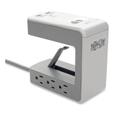 Tripp Lite Surge Protector, 6 AC Outlets/2 USB-A and 1 USB-C Ports, 8 ft Cord, 1,080 J, Gray (TRPTLP648USBC) Each