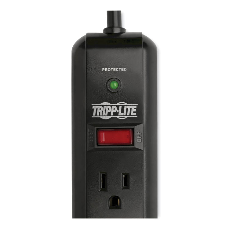 Tripp Lite Protect It! Surge Protector, 7 AC Outlets, 12 ft Cord, 1,080 J, Black (TRPTLP712B) Each