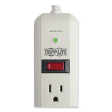 Tripp Lite Protect It! Surge Protector, 7 AC Outlets, 12 ft Cord, 1,080 J, Light Gray (TRPTLP712) Each