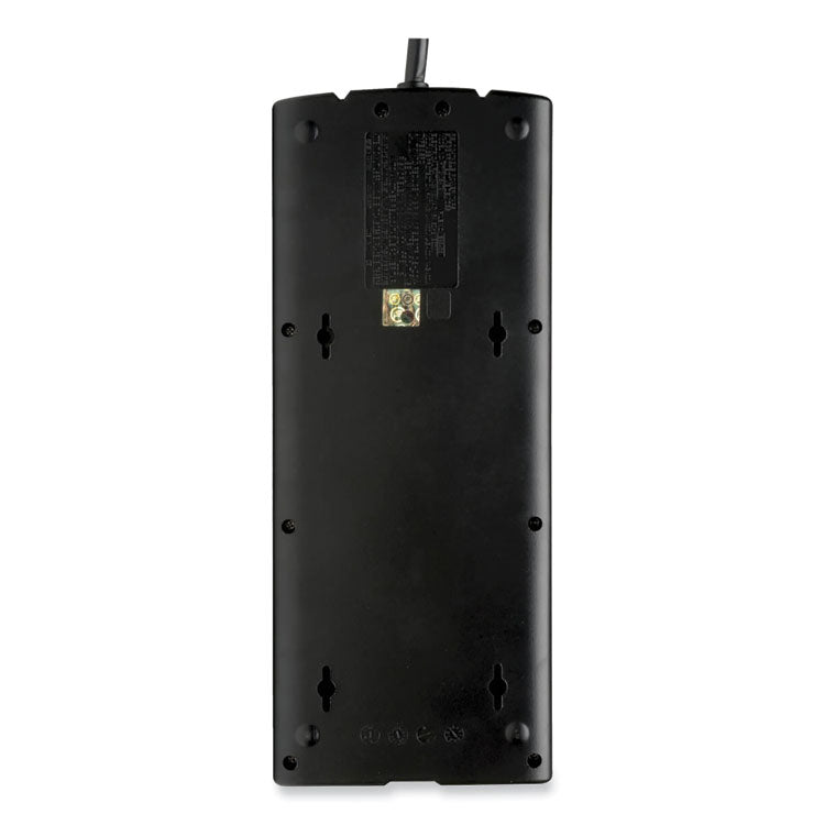 Tripp Lite Protect It! Surge Protector, 12 AC Outlets, 8 ft Cord, 2,880 J, Black (TRPTLP1208SAT) Each