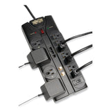 Tripp Lite Protect It! Surge Protector, 12 AC Outlets, 8 ft Cord, 2,880 J, Black (TRPTLP1208SAT) Each