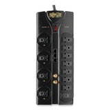 Tripp Lite Protect It! Surge Protector, 12 AC Outlets, 8 ft Cord, 2,880 J, Black (TRPTLP1208SAT) Each