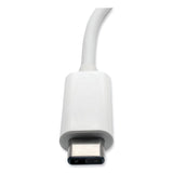 Tripp Lite USB 3.1 Gen 1 USB-C to HDMI 4K Adapter, USB-A/USB-C PD Charging Ports, 3", White (TRPU44406NH4UC) Each