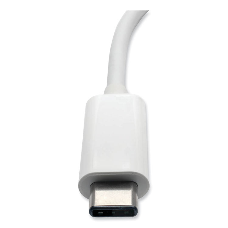 Tripp Lite USB 3.1 Gen 1 USB-C to HDMI 4K Adapter, USB-A/USB-C PD Charging Ports, 3", White (TRPU44406NH4UC) Each