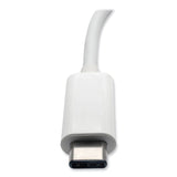 Tripp Lite USB 3.1 Gen 1 USB-C to HDMI Adapter, USB-A/USB-C PD Charging/Gigabit Ethernet, 3", White (TRPU44406NHGUC) Each